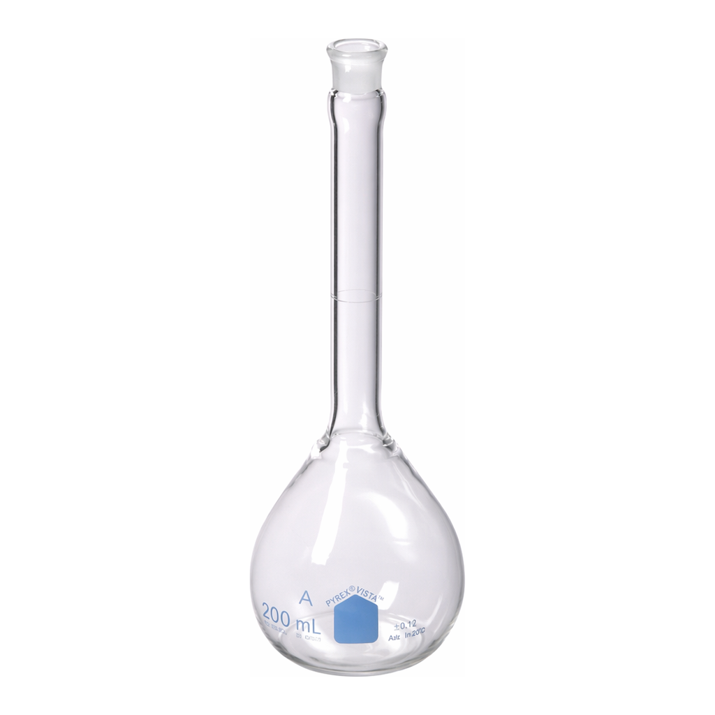 Merck Pyrex VISTA volumetric flask, Class A