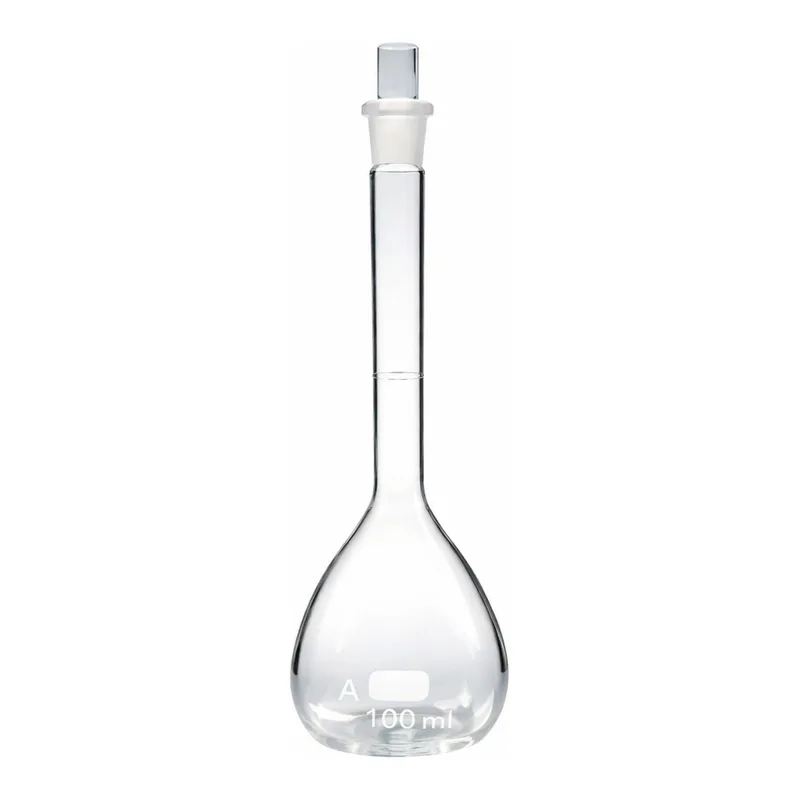 Merck Pyrex volumetric flask, class A with Pyrex ST stopper