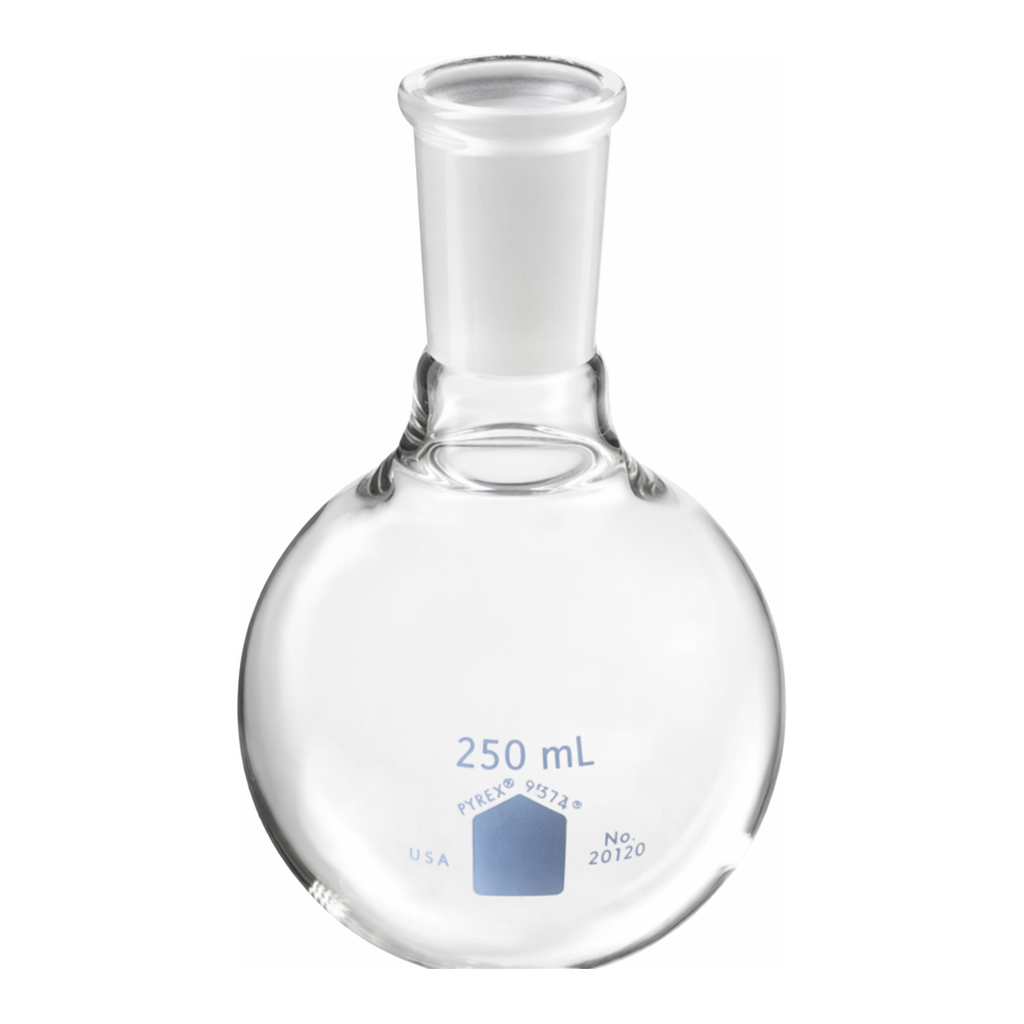 Merck Pyrex VISTA round-bottom boiling flask