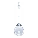 Merck Pyrex volumetric flask, with Pyrex ST stopper