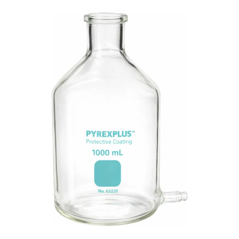 Merck PYREXPLUS aspirator bottle, with protective coating, outlet for tubing