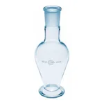 Merck Quickfit pear-shaped flasks