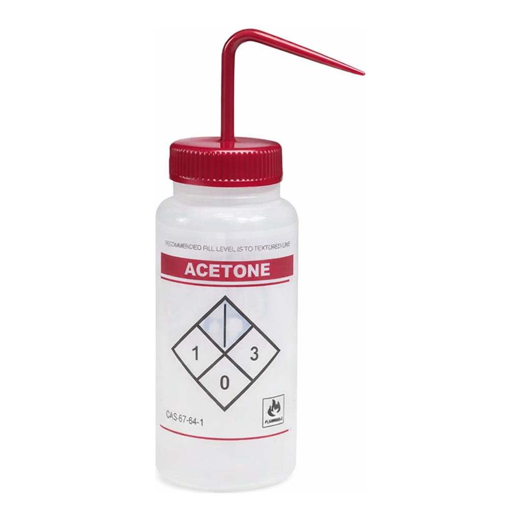 Merck Scienceware safety labeled wash bottles