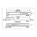 Merck Shigemi 5 mm Symmetrical NMR microtube assembly