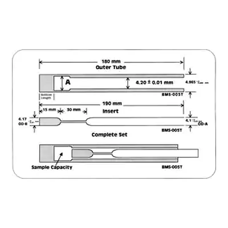 Merck Shigemi Advanced NMR microtube assembly