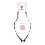 Merck Synthware pear shaped flask