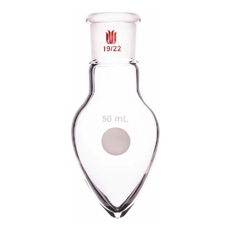 Merck Synthware pear shaped flask