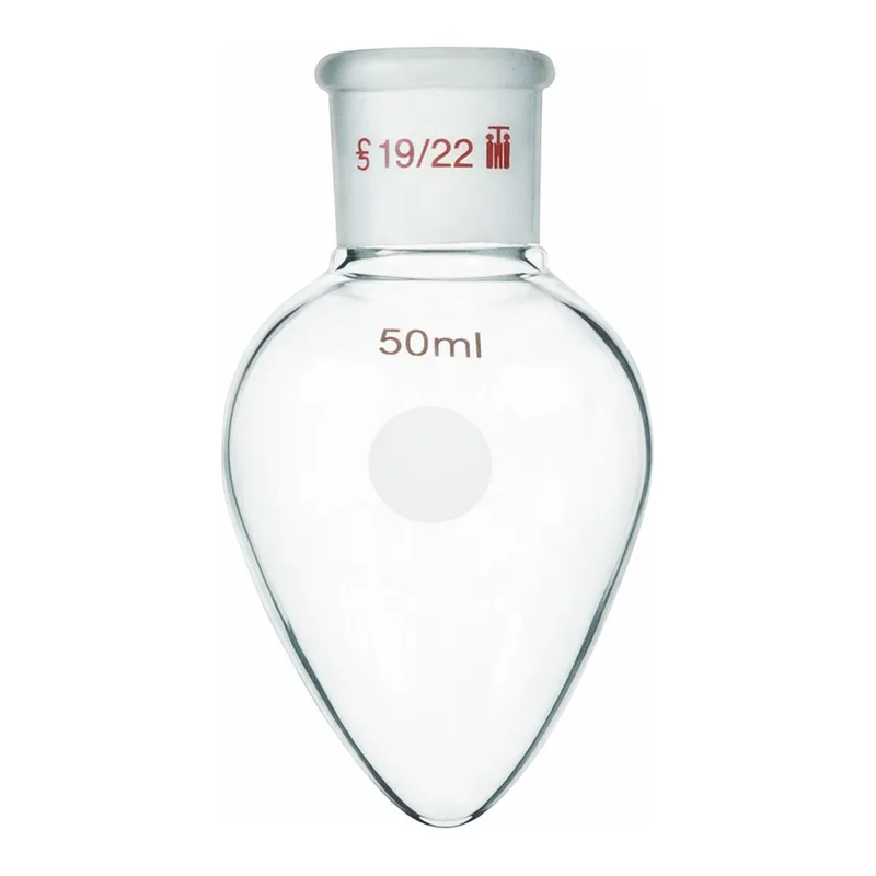 Merck Synthware pear shaped flask