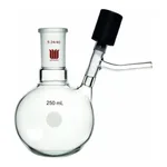 Merck Synthware reaction flask with high vacuum valve
