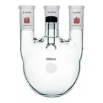 Merck Synthware four-neck round bottom flask with threaded side arm