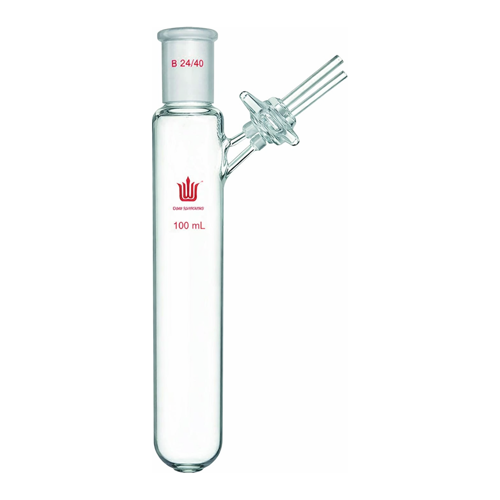 Merck Synthware reaction tube with glass stopcock