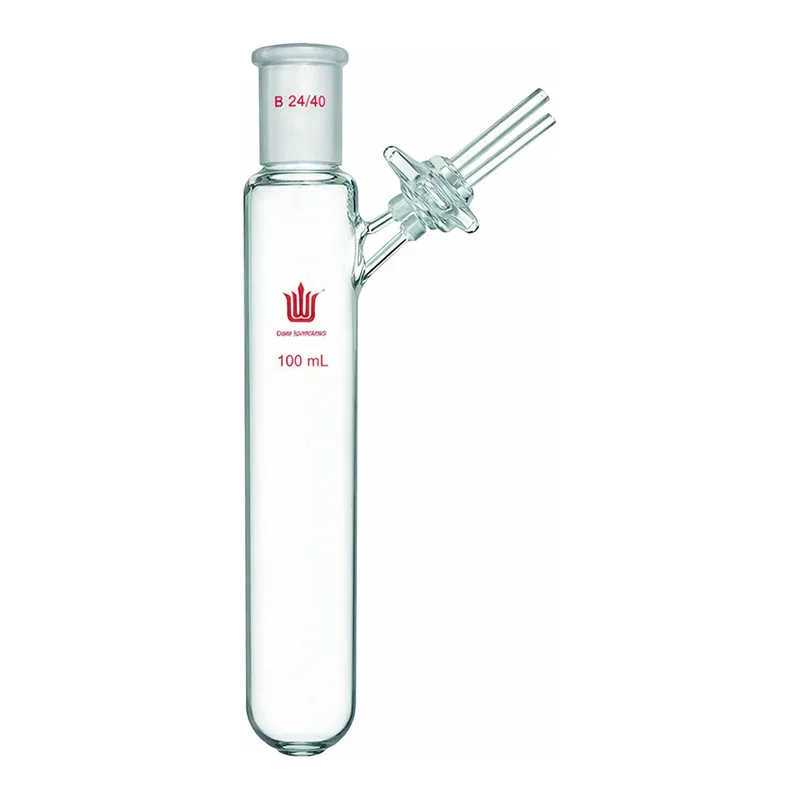 Merck Synthware reaction tube with glass stopcock