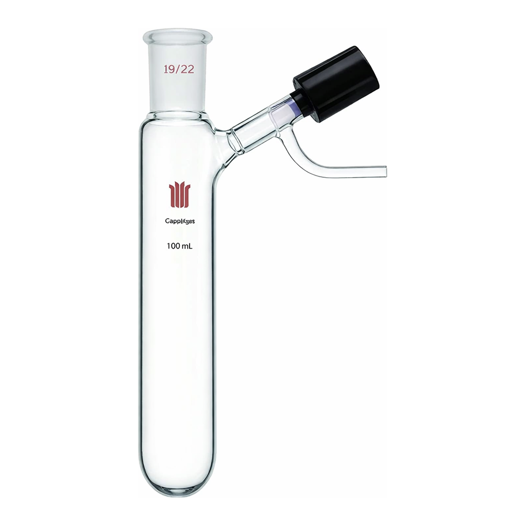 Merck Synthware reaction tube with high vacuum valve