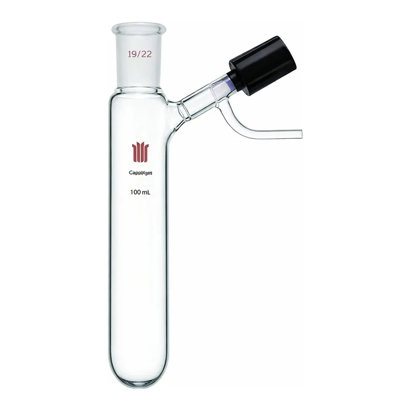 Merck Synthware reaction tube with high vacuum valve