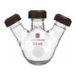 Merck Synthware three-neck round bottom flask
