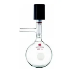 Merck Synthware storage flask with high vacuum valve and side arm