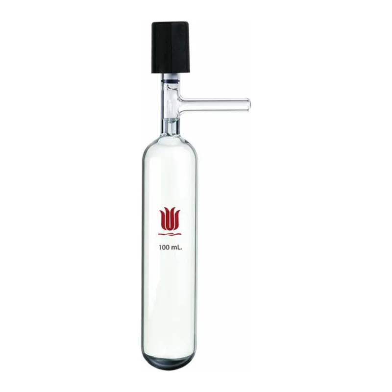 Merck Synthware storage tube with high vacuum valve