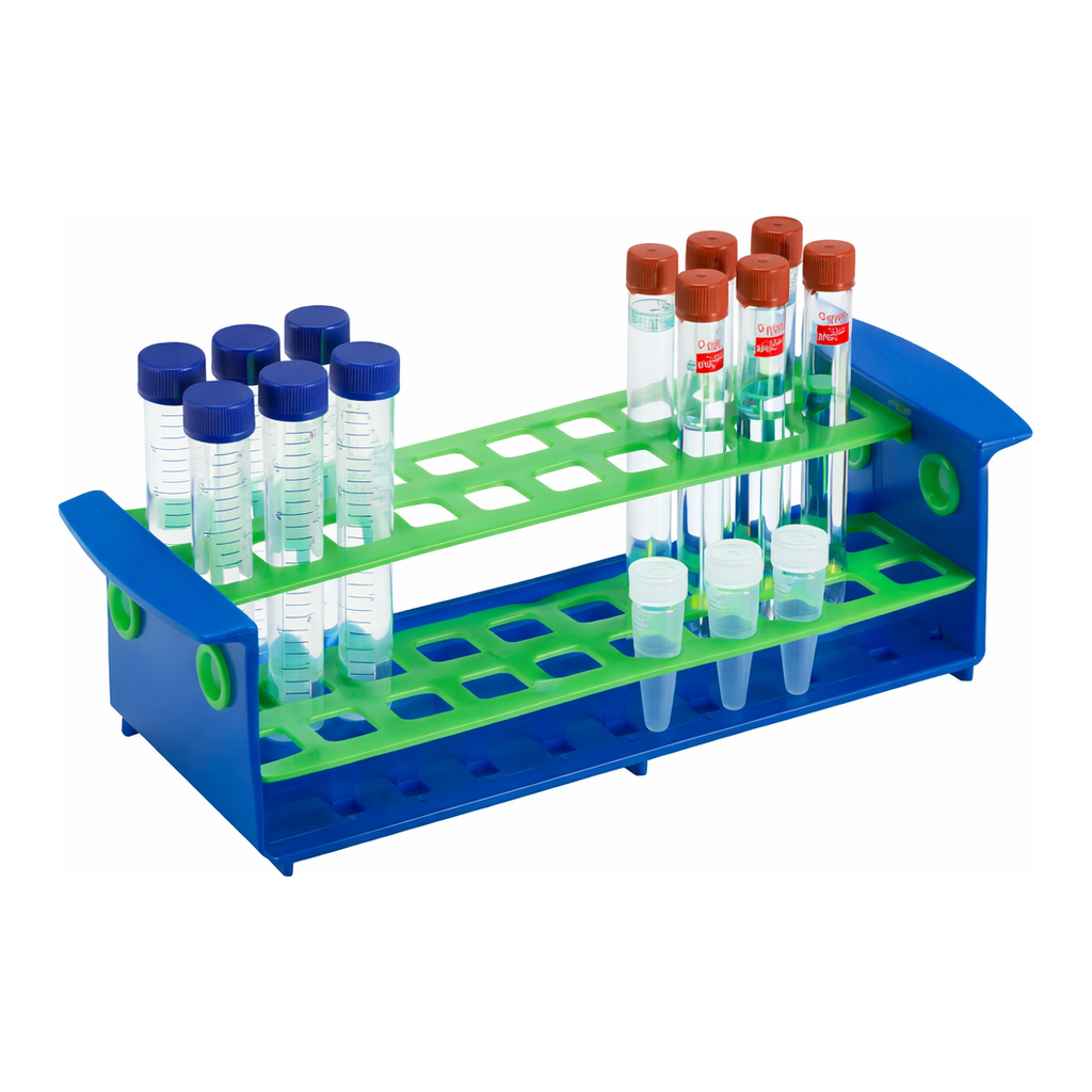 Merck Tube rack with rotating shelf, for 5/15 mL or 16 mm tubes