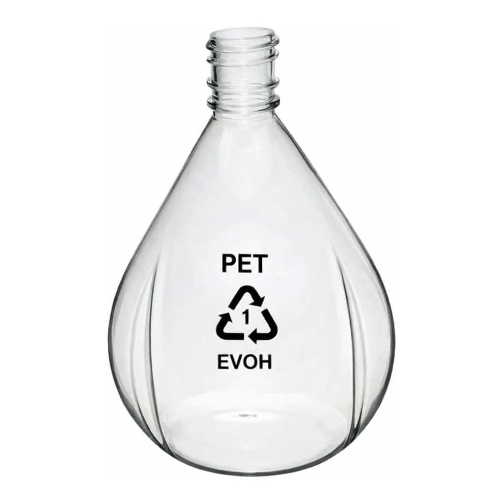 Merck Ace drying flask, pear-shaped, with side indents