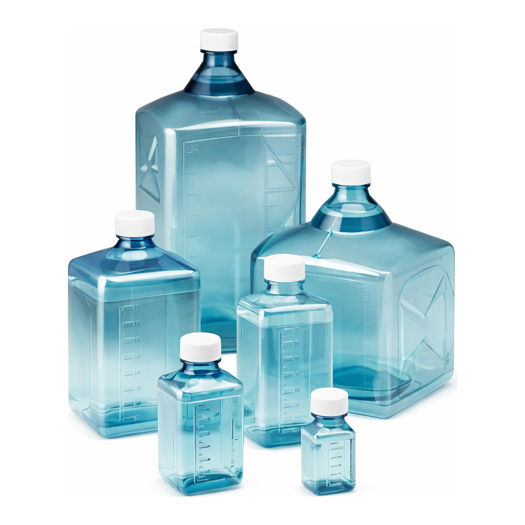 Merck Biotainer square media bottles