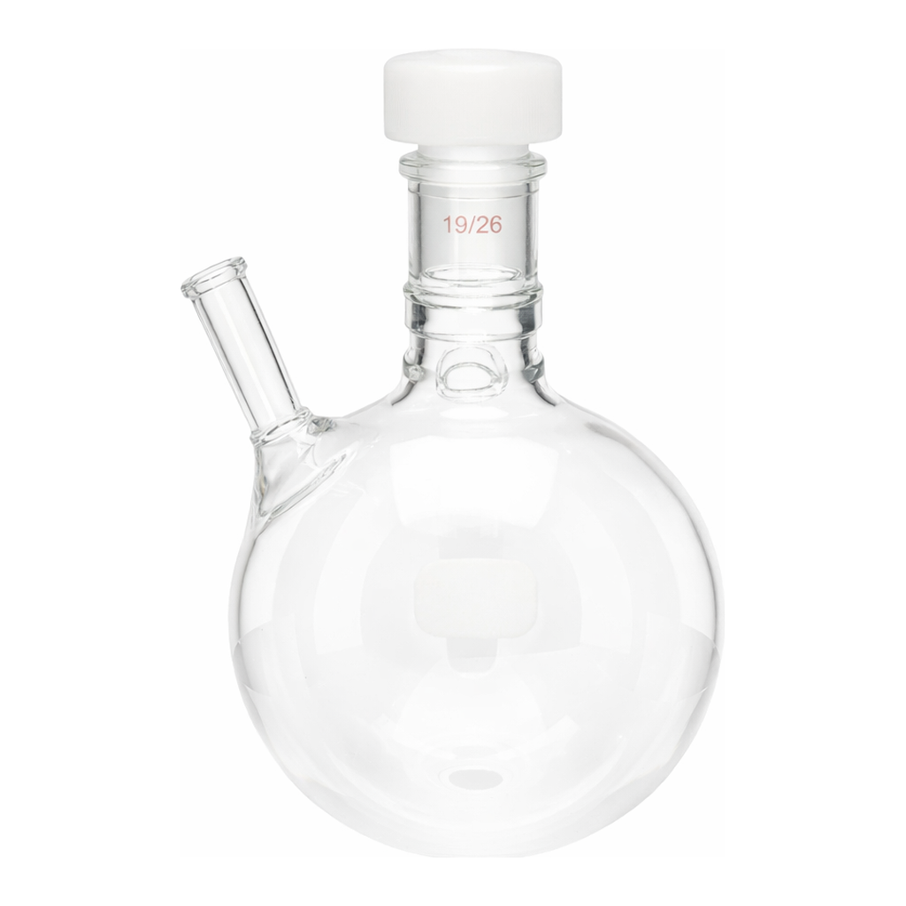 Merck Ace round-bottom pressure flask with thermowell
