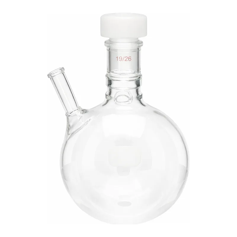 Merck Ace round-bottom pressure flask with thermowell