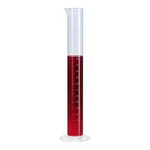 Merck BRAND graduated cylinder, PP, with blue printed scale or embossed scale