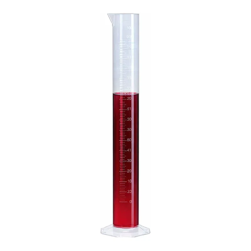 Merck BRAND graduated cylinder, PP, with blue printed scale or embossed scale