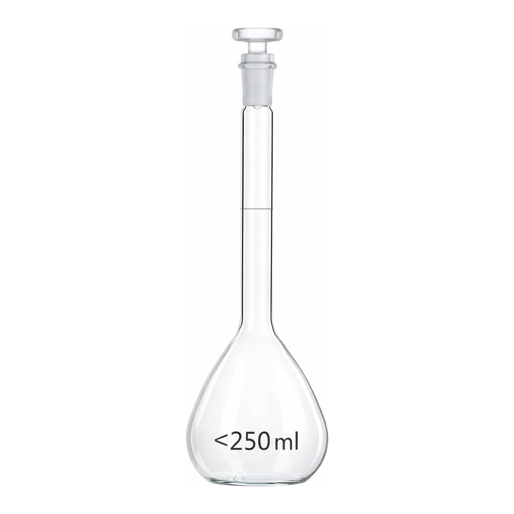 Merck BRAND BLAUBRAND volumetric flask, glass stopper, clear glass