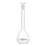 Merck BRAND BLAUBRAND volumetric flask, glass stopper, clear glass