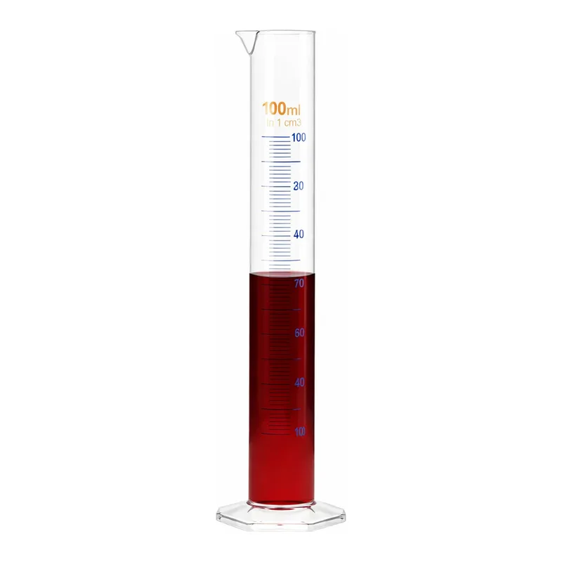Merck BRAND graduated cylinders, PMP, blue scale