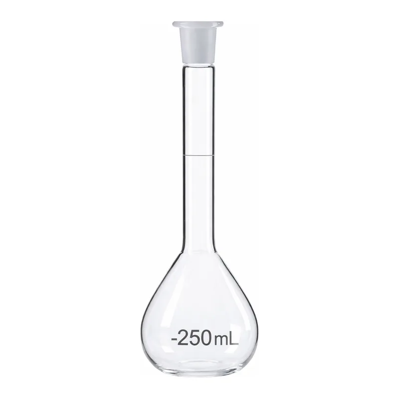 Merck BRAND BLAUBRAND volumetric flask, PP stopper, clear glass