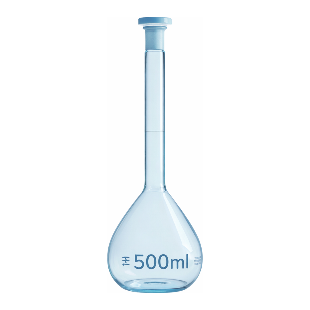 Merck BRAND BLAUBRAND volumetric flask PUR-coated