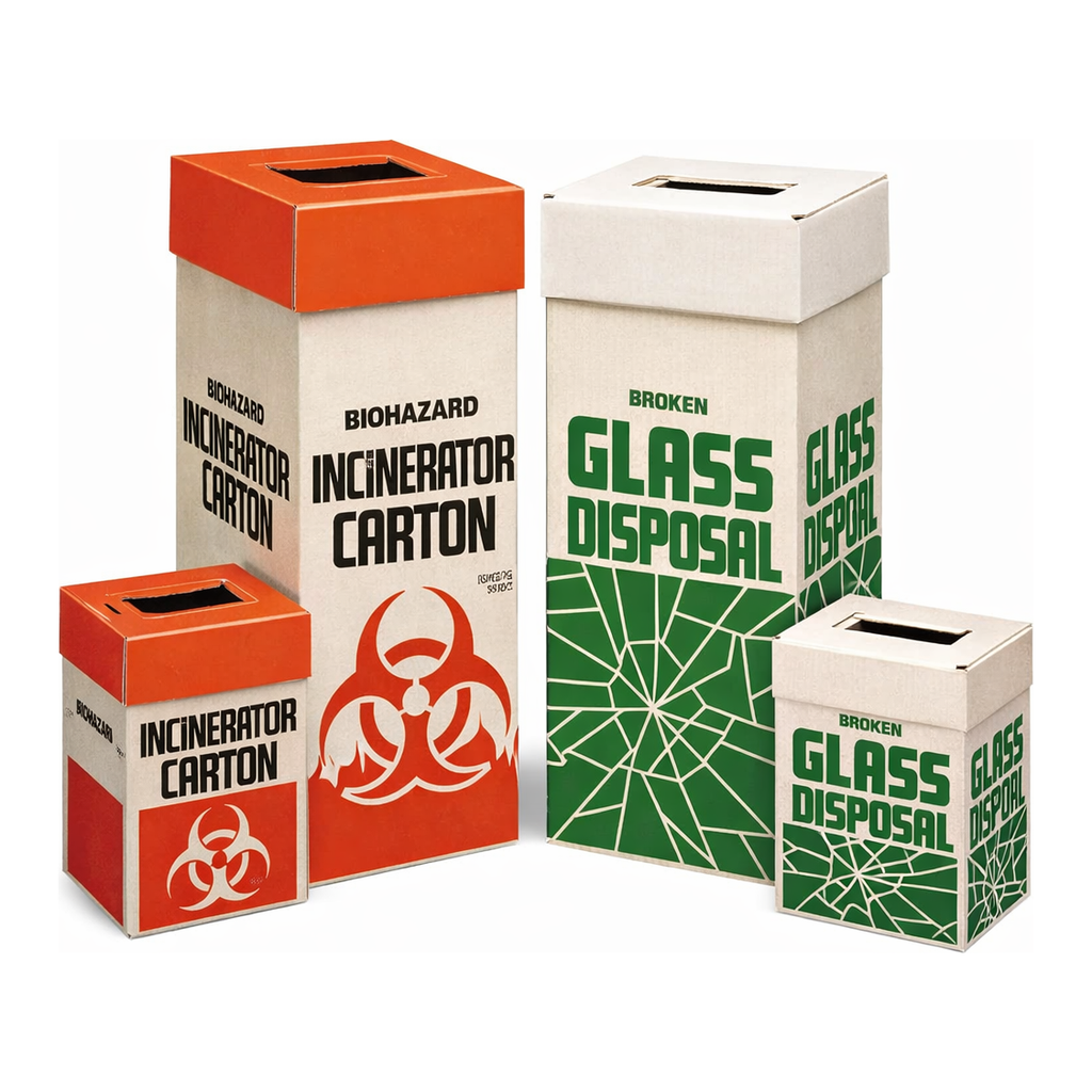 Merck Broken-glass disposal boxes