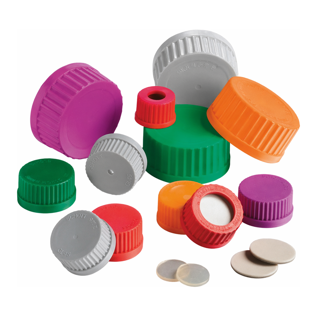 Merck Corning high-temp PBT screw cap