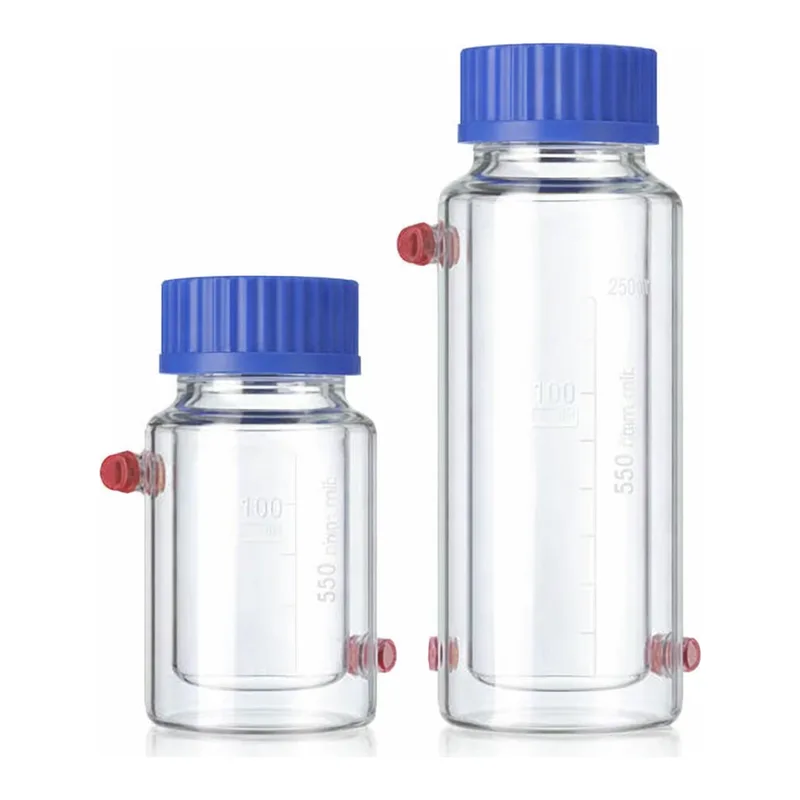 Merck Duran double walled jacketed GLS 80 bottle