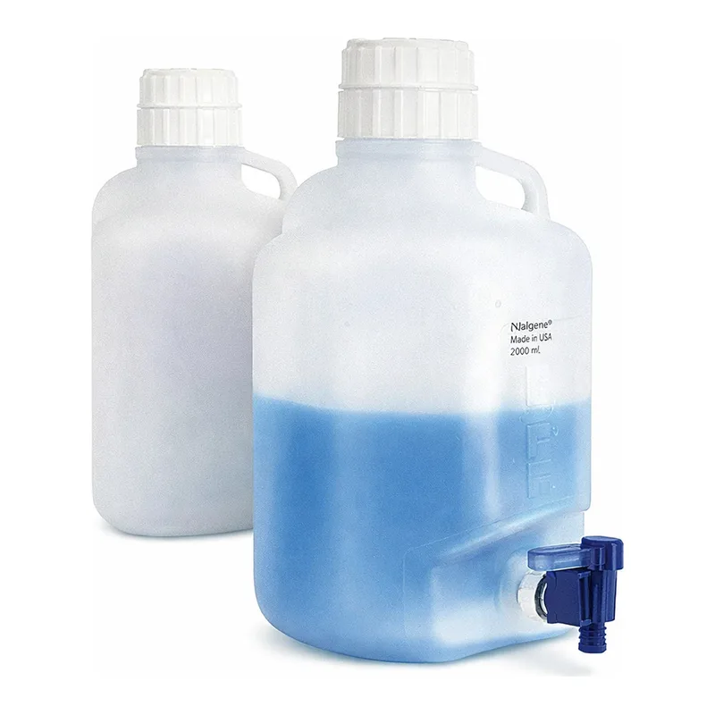 Merck Nalgene round carboy with spigot