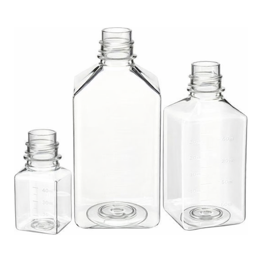 Merck Nalgene square graduated media bottle