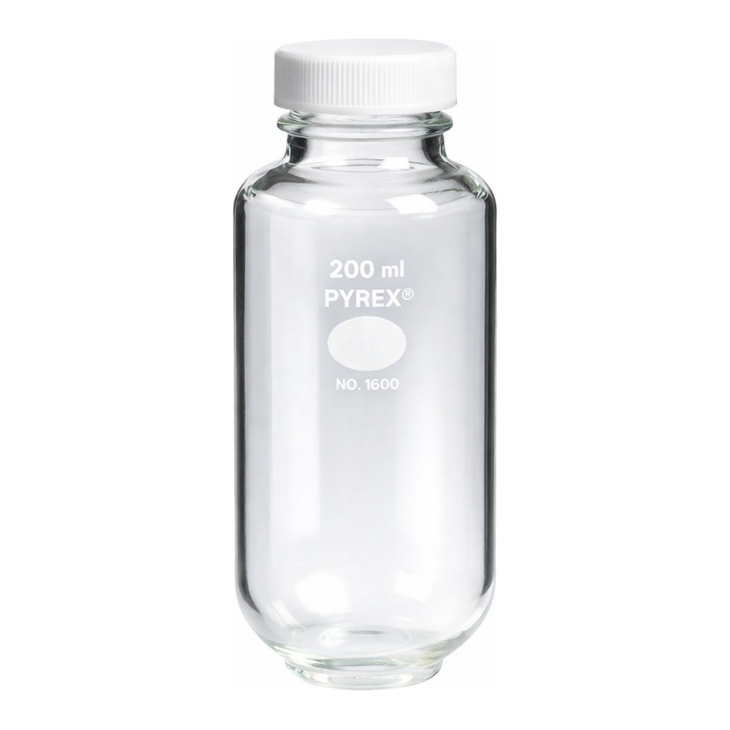 Merck Pyrex 200mL heavy wall centrifuge bottle with GP 38-400 screw cap