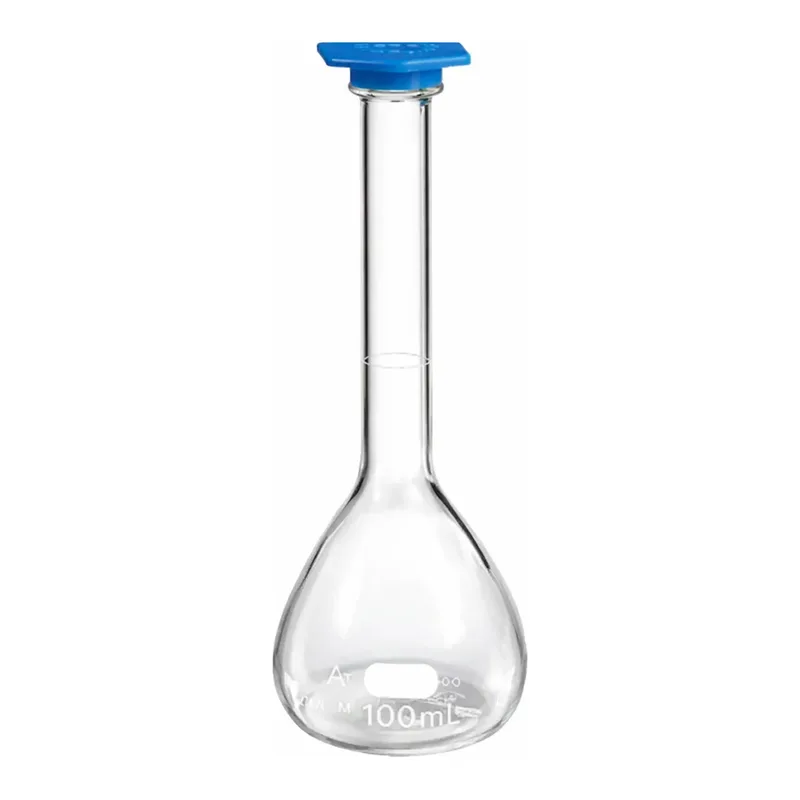 Merck Pyrex class A volumetric flask without snap cap
