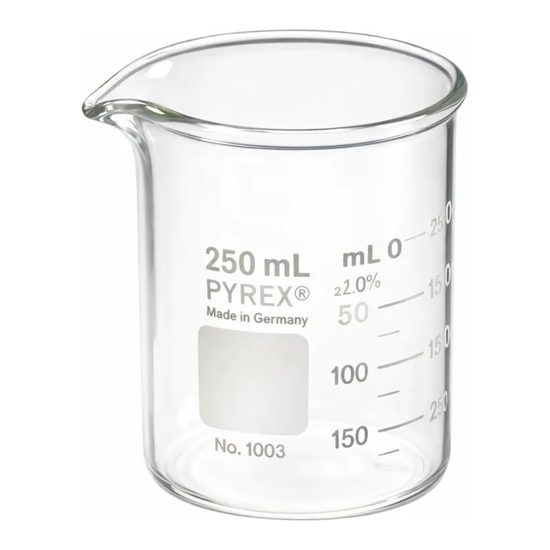 Merck Pyrex graduated beaker, heavy duty