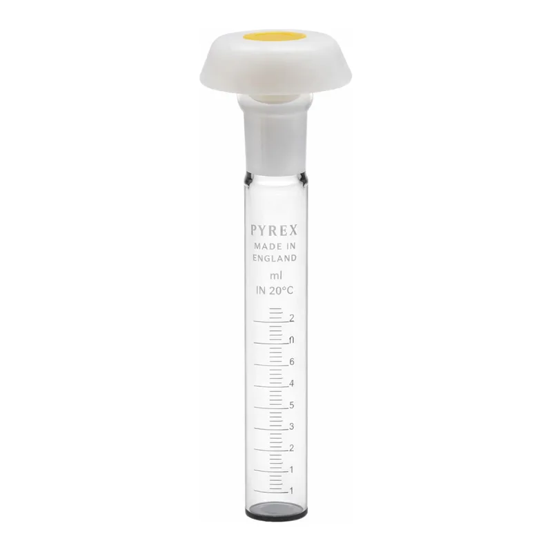 Merck Pyrex Test tubes with standard ground stoppers