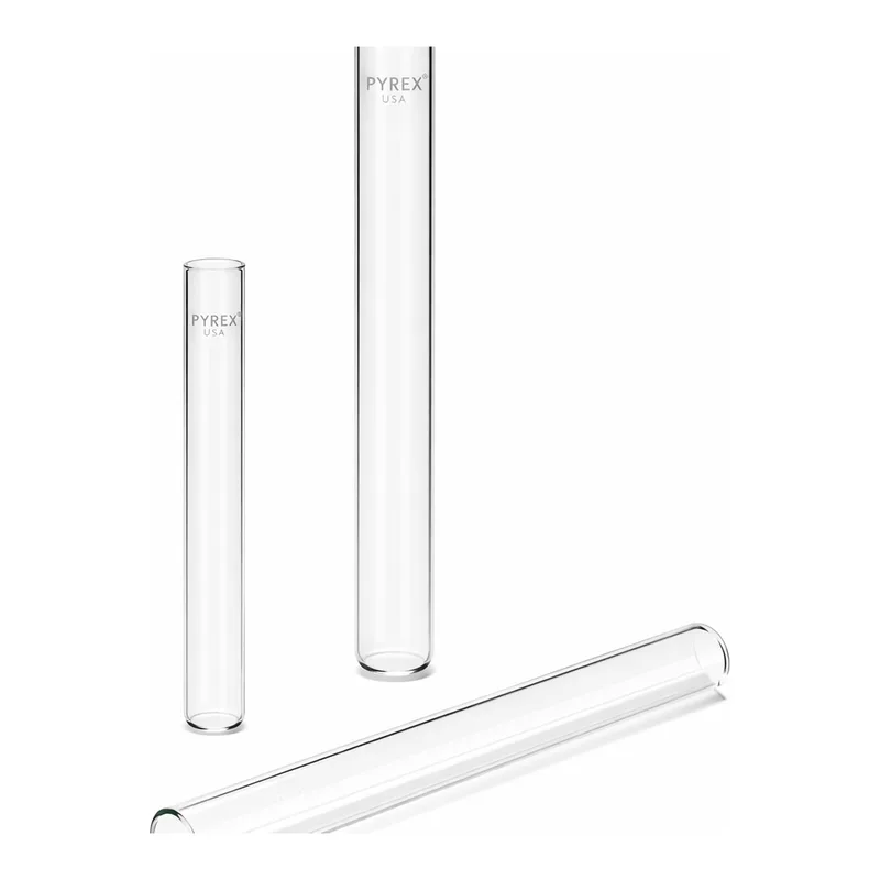Merck Pyrex Test tubes, without rim, heavy wall