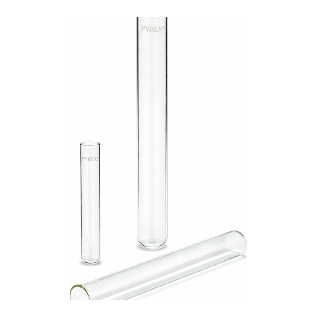 Merck Pyrex Test tubes, without rim, medium wall