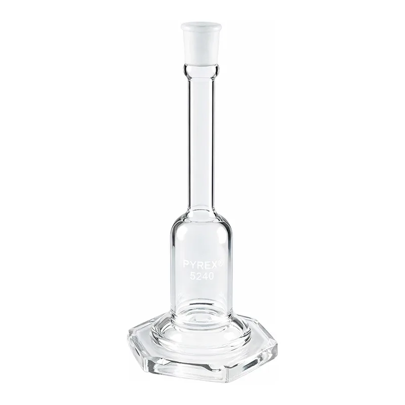 Merck Pyrex volumetric micro flask, Pyrex ST stopper