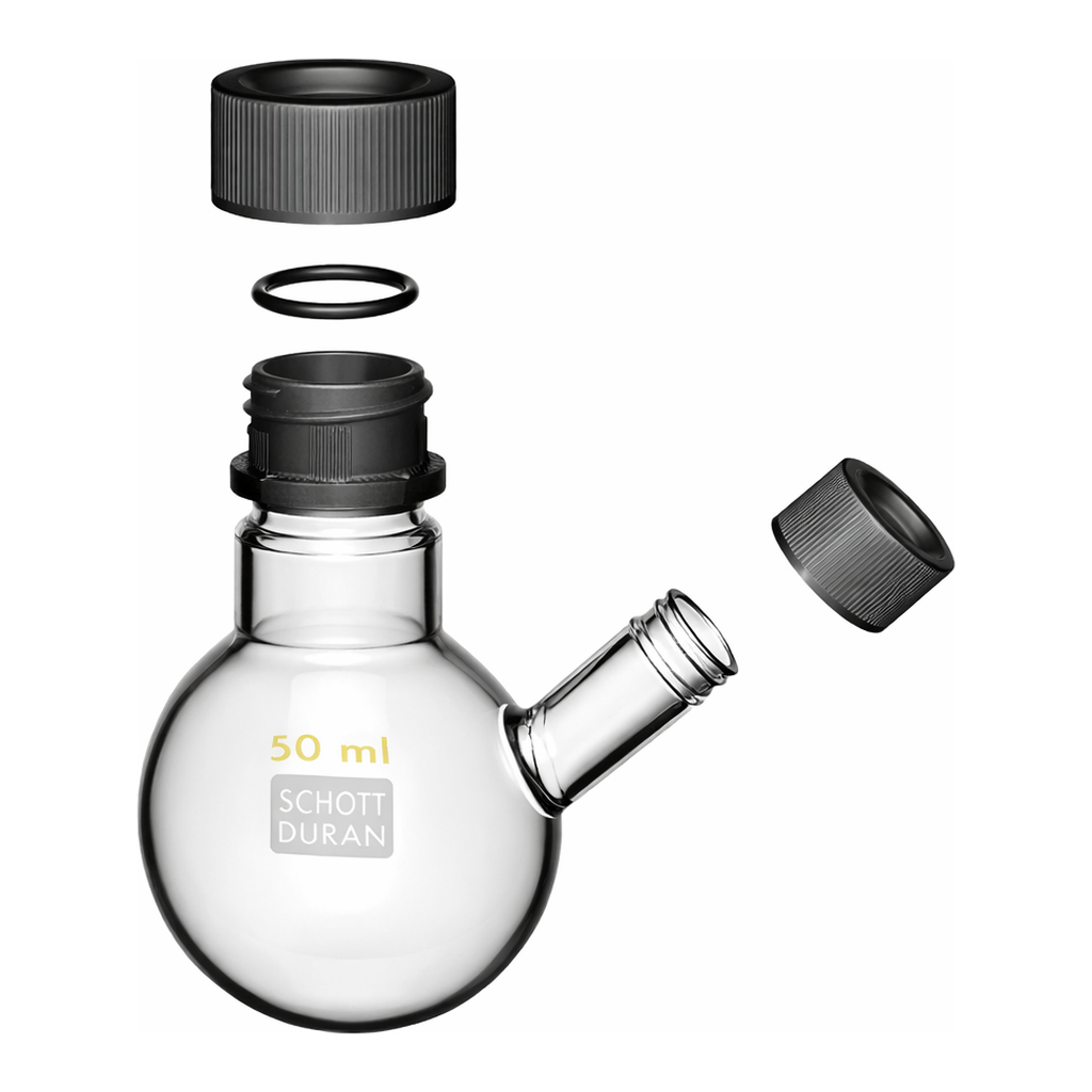 Merck Round-bottom flask with side port