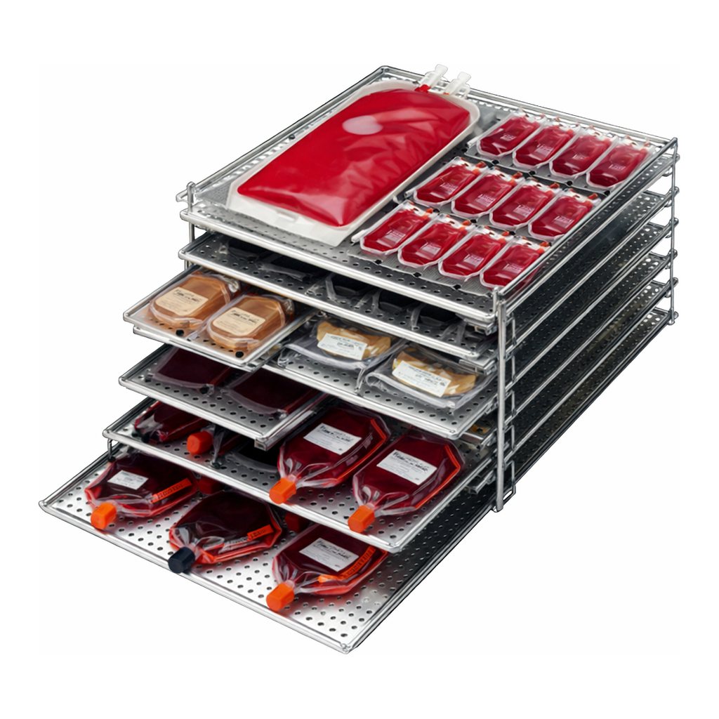 Merck Stak-A-Tray system rack