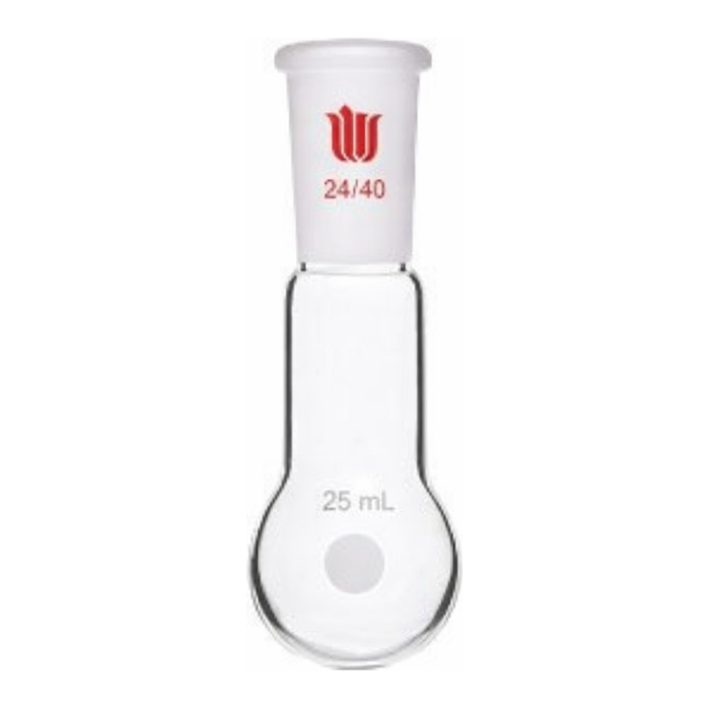 Merck Synthware sublimator with glass stopcock and long neck round bottom flask