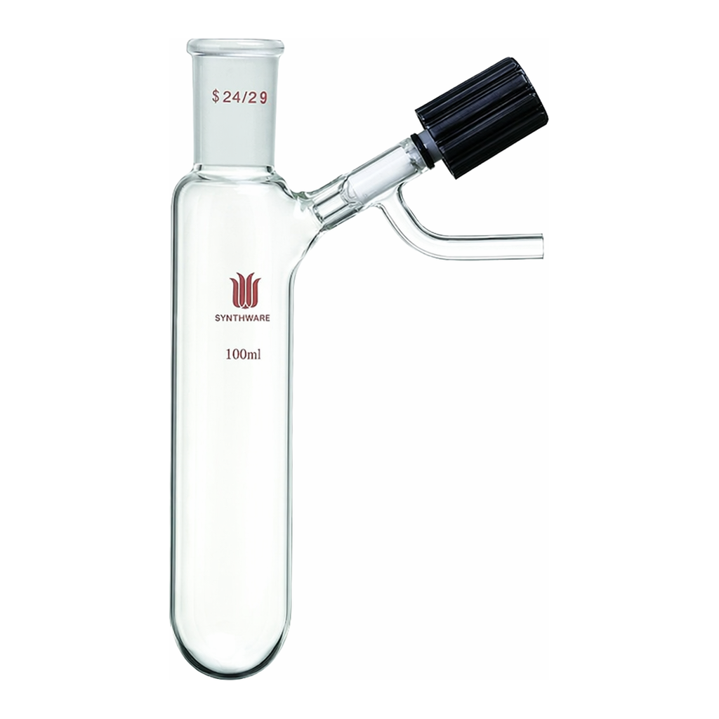 Merck Synthware reaction tube with high vacuum valve