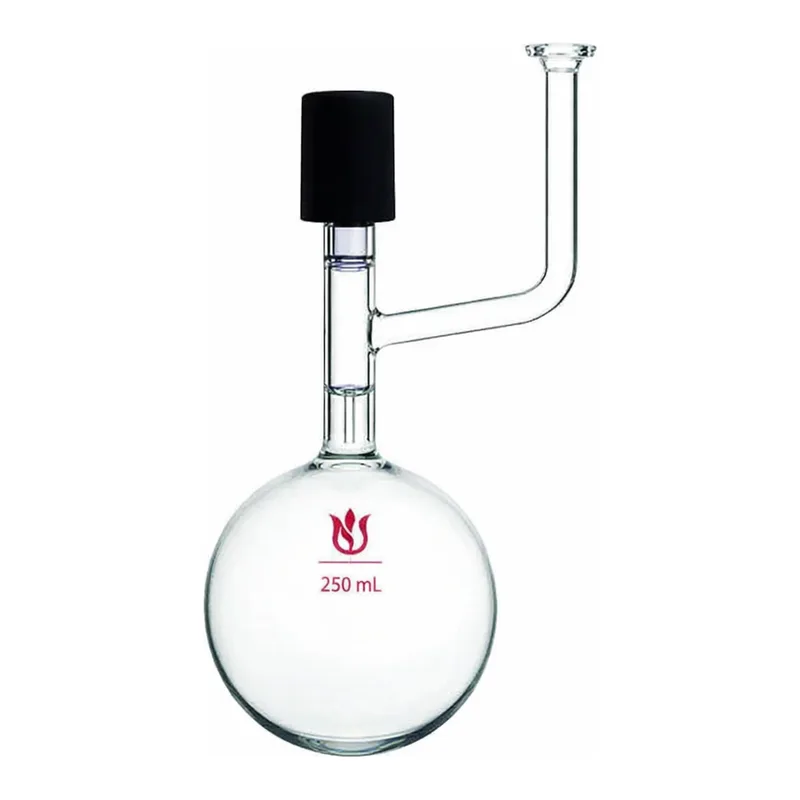Merck Synthware storage flask with #15 o-ring joint and high vacuum valve